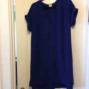 A new day blue shift dress